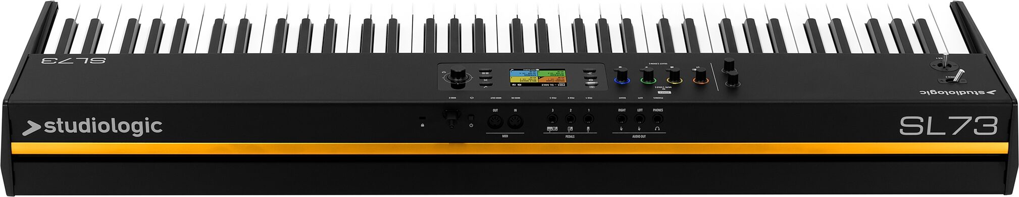 Studiologic SL73 MK2 USB MIDI Keyboard Controller, 73-Key, New, Action Position Back