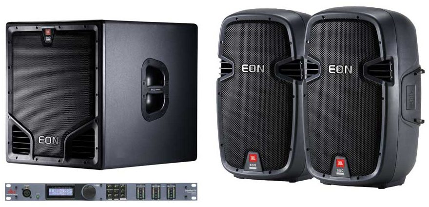 JBL EON500 and DBX DriveRack PX PA Package, Main