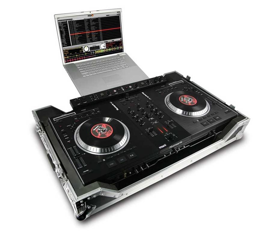 Numark NSFX Effects Controller for NS7 and Serato ITCH, In Use (Laptop and Decks NOT Included)