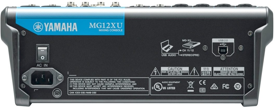 Yamaha MG12XU USB Mixer with Effects, 4-Bus | zZounds