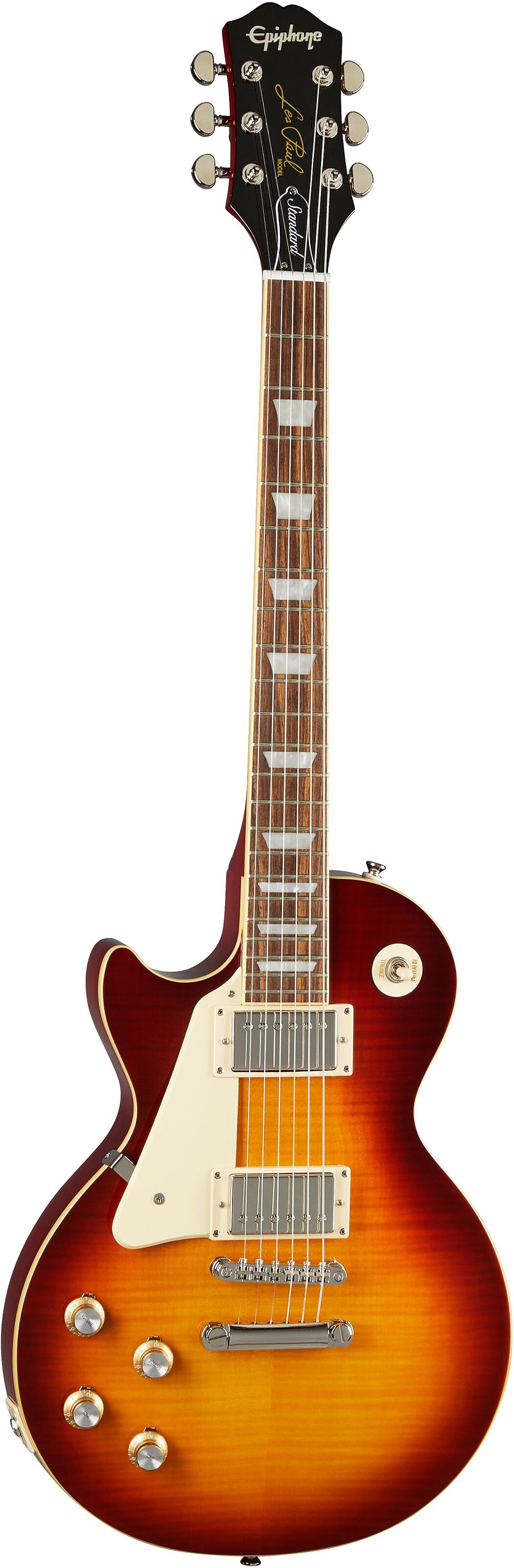 Epiphone Les Paul Standard 60s Electric Guitar, Left-Handed, Iced Tea, Open Box (Very Good), Action Position Back