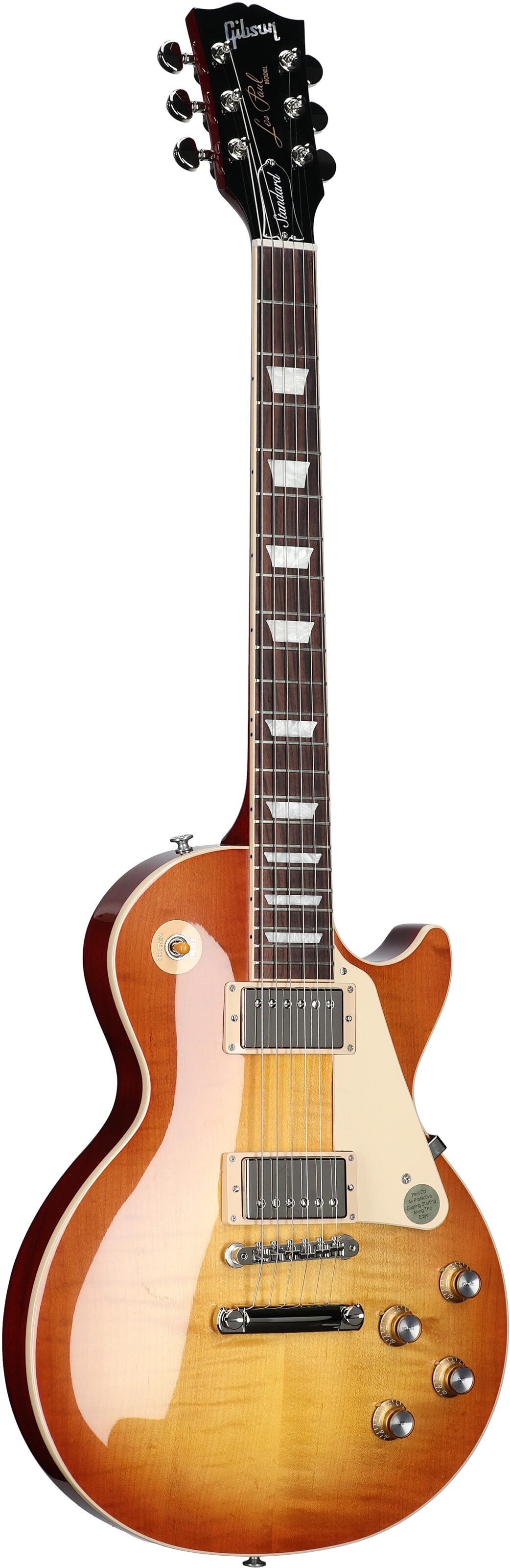 Gibson Les Paul Standard '60s Electric Guitar (with Case), Unburst, Serial Number 220920369, Body Left Front