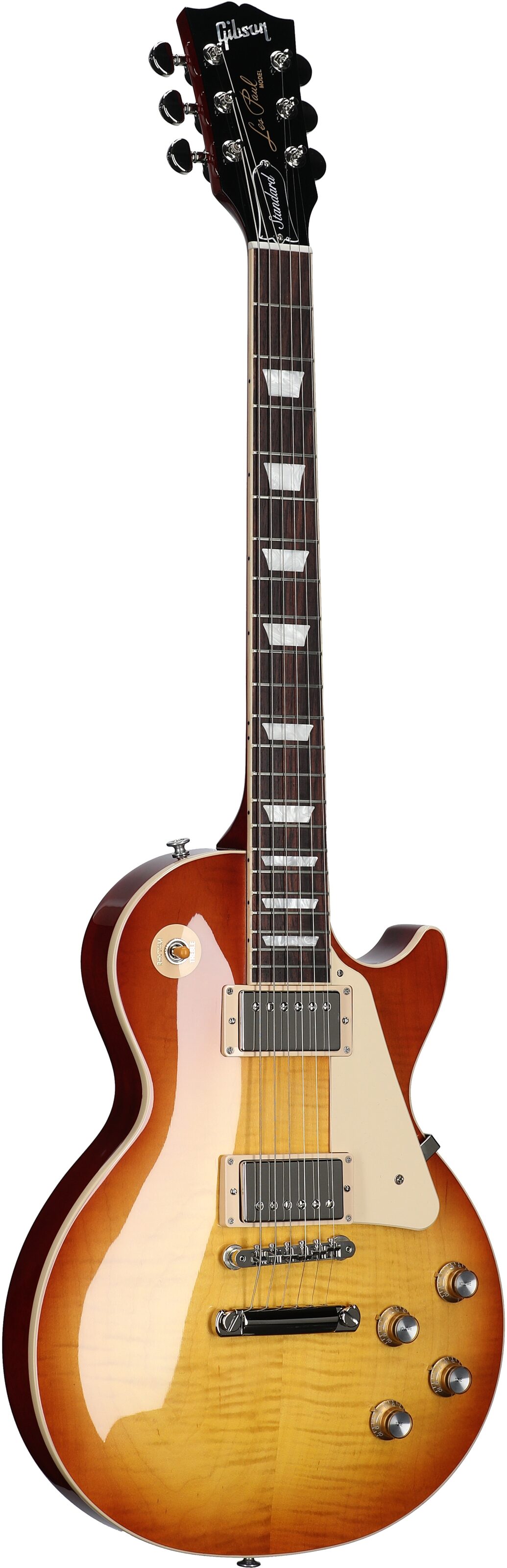 Gibson Les Paul Standard '60s Electric Guitar (with Case), Unburst, Serial Number 220820300, Body Left Front