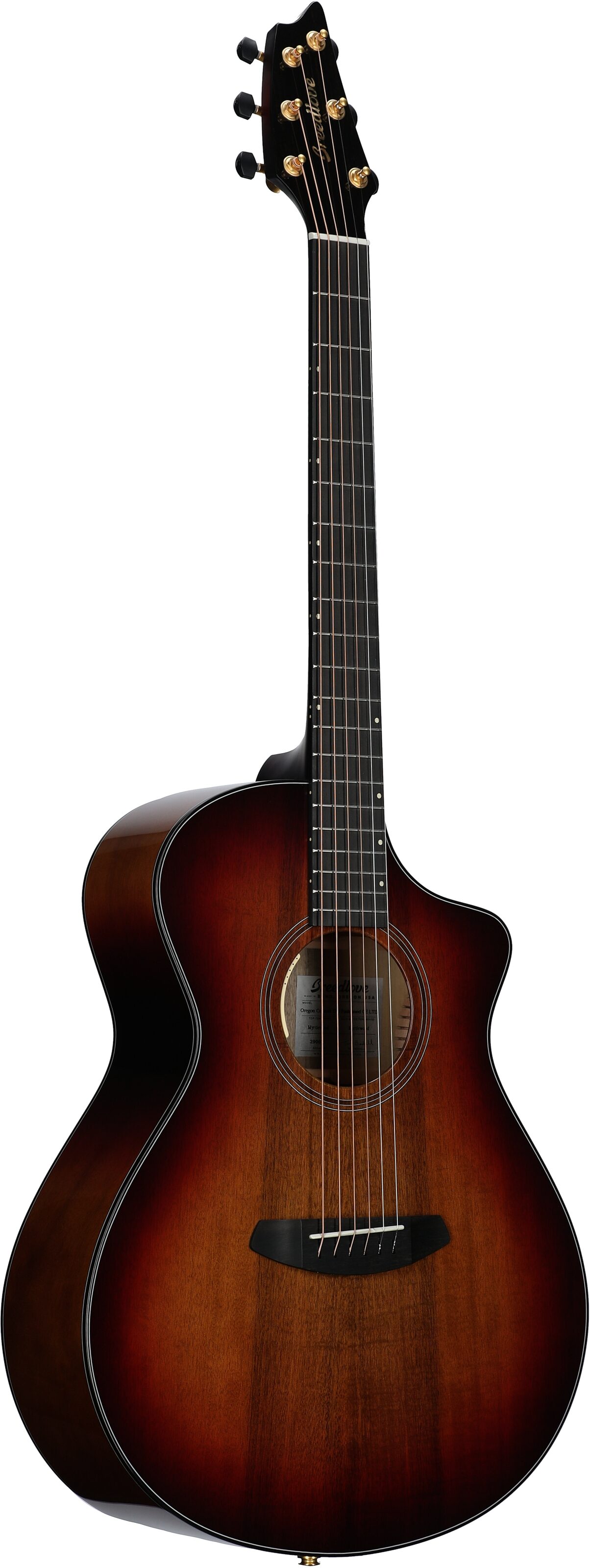 Breedlove Oregon Limited Edition Concert CE Acoustic Guitar (with Case), Old Fashioned, Serial Number 29001, Body Left Front