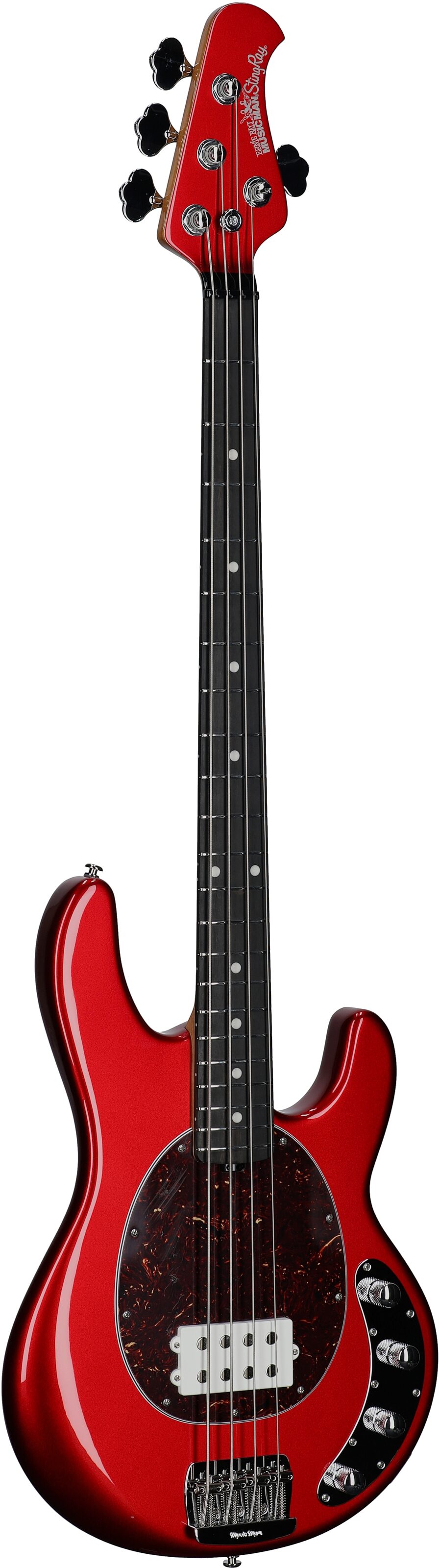 Ernie Ball Music Man StingRay Special Electric Bass (with Mono Case), Candyman, Serial Number K03847, Body Left Front