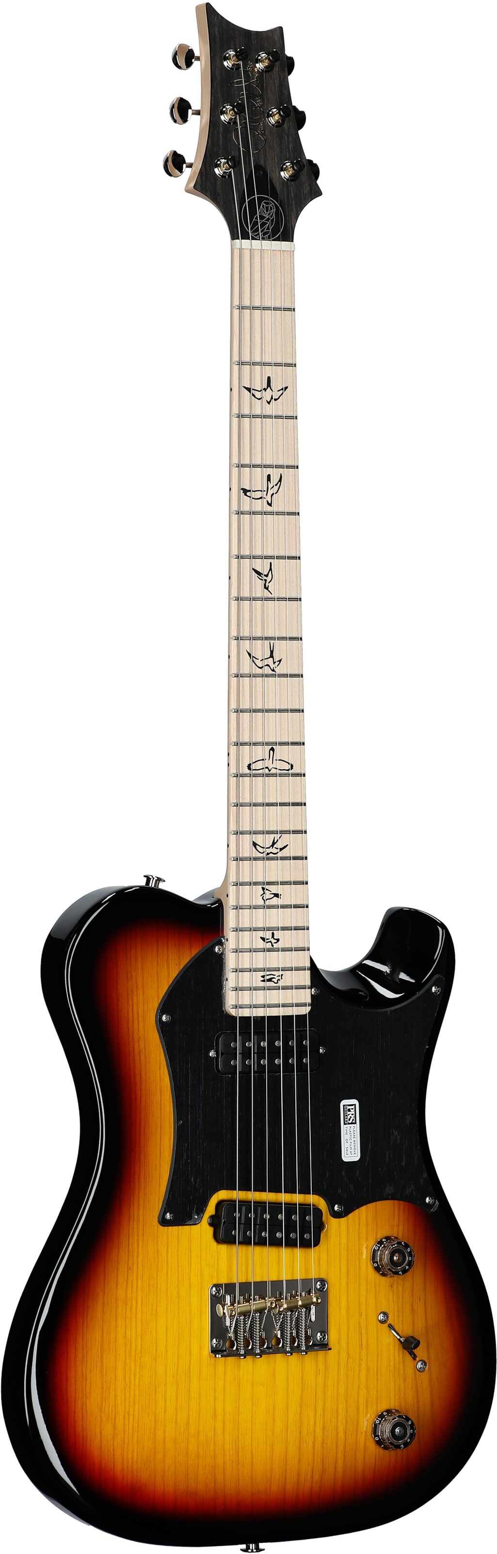 PRS Paul Reed Smith Myles Kennedy Electric Guitar (with Gig Bag), Tricolor Sunburst, Serial Number 0394142, Body Left Front