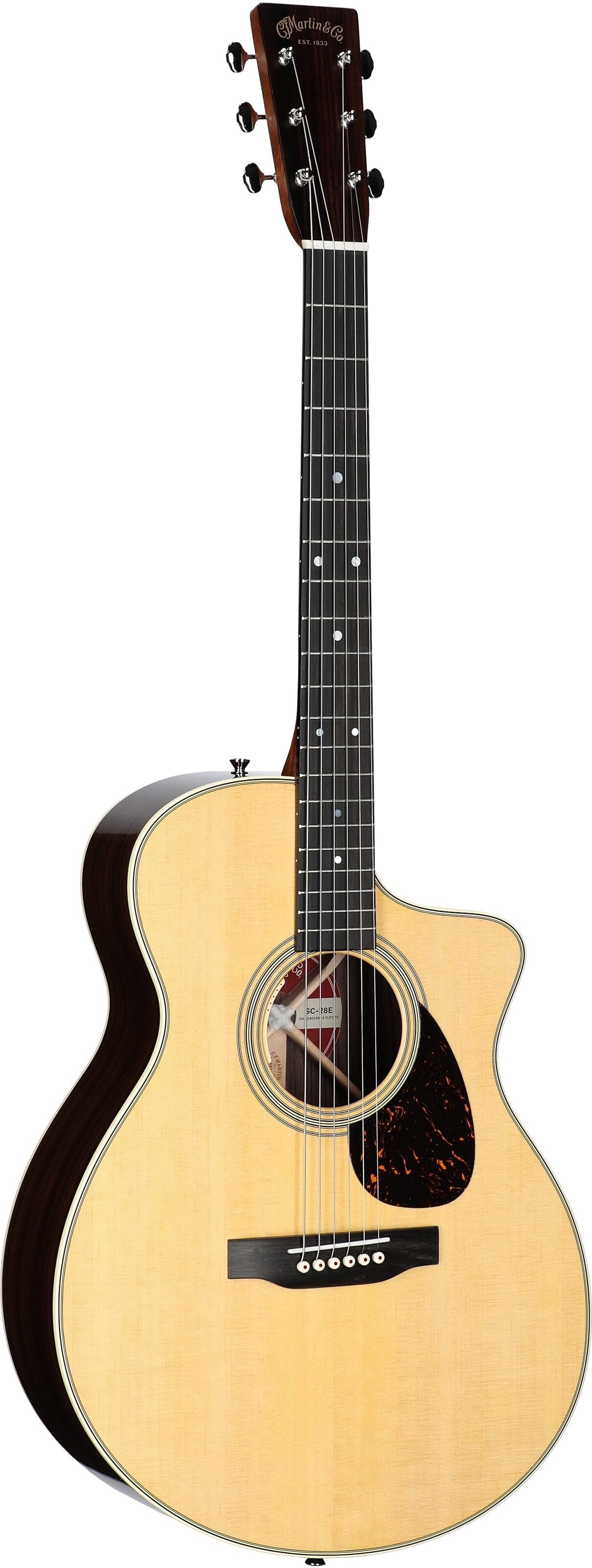 Martin SC-28E Acoustic-Electric Guitar, New, Serial Number M2905409, Body Left Front