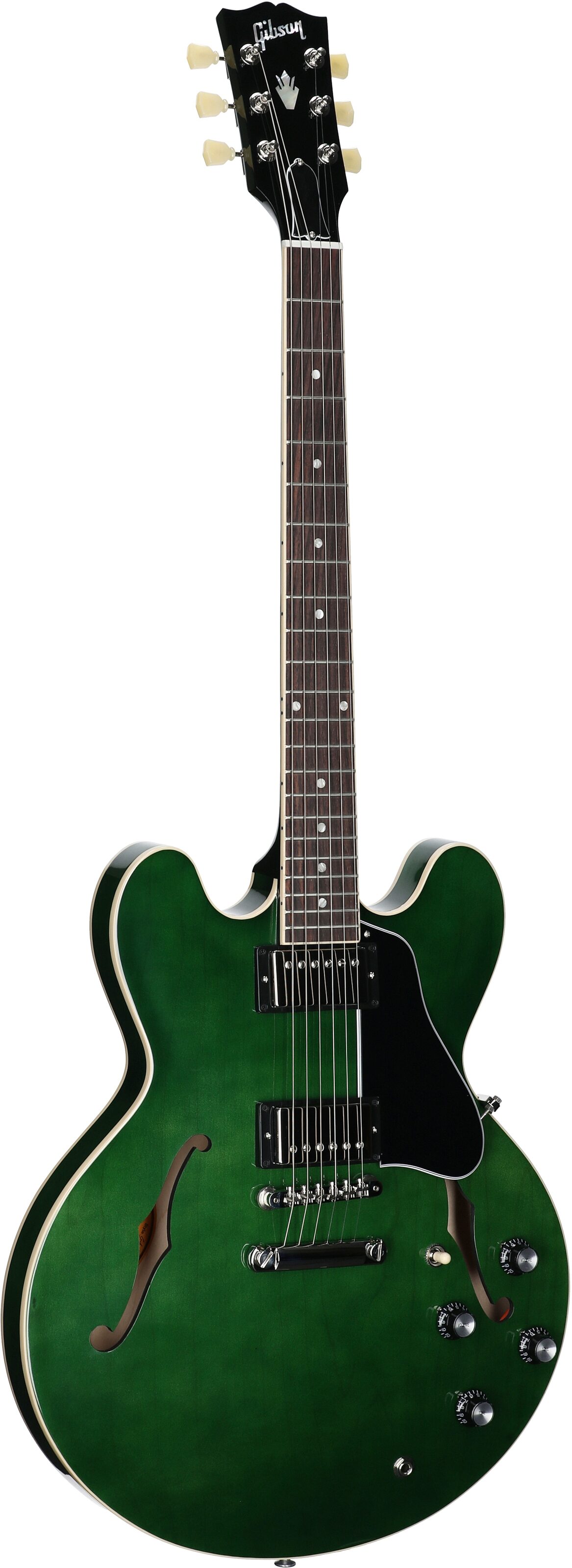 Gibson ES-335 Electric Guitar (with Case), Spearmint, Serial Number 232740123, Body Left Front