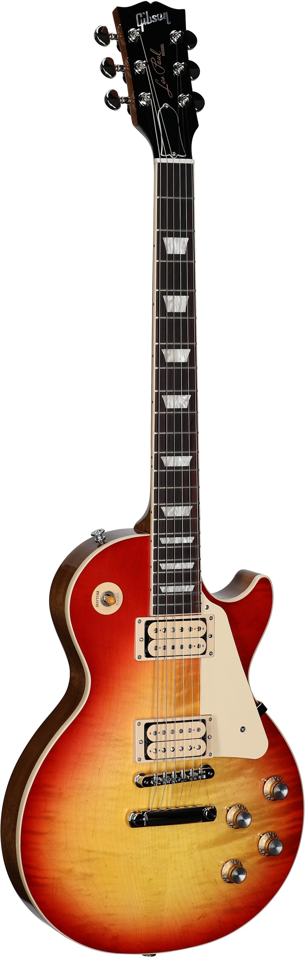 Gibson Limited Edition Les Paul Standard '60s Double Trouble Electric Guitar, Vintage Cherry Sunburst, Serial Number 202350047, Body Left Front
