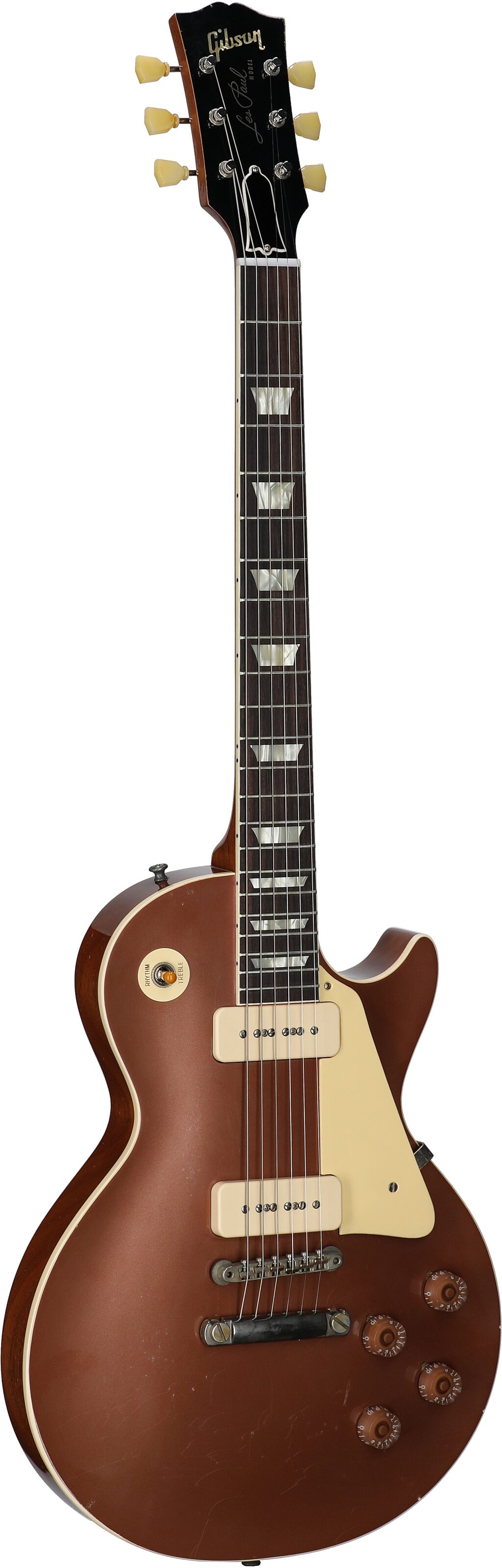 Gibson Limited Edition Custom Shop 1955 NAMM Les Paul Electric Guitar (with Case), Copper Iridescent, Serial Number 55270, Body Left Front