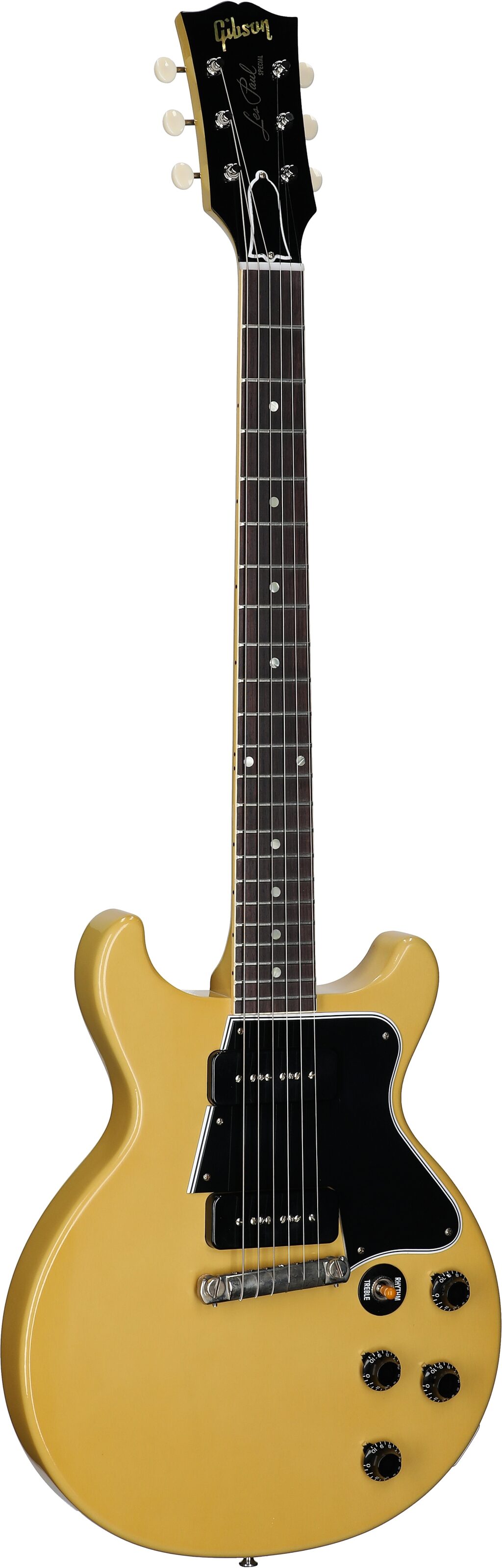 Gibson Custom 1960 Les Paul Special Double Cut Electric Guitar (with Case), TV Yellow, Serial Number 05010, Body Left Front