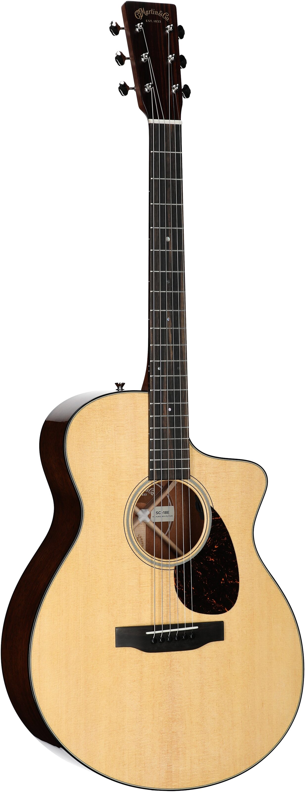 Martin SC-18E Acoustic-Electric Guitar, With Fishman Electronics, Serial Number M2944640, Body Left Front