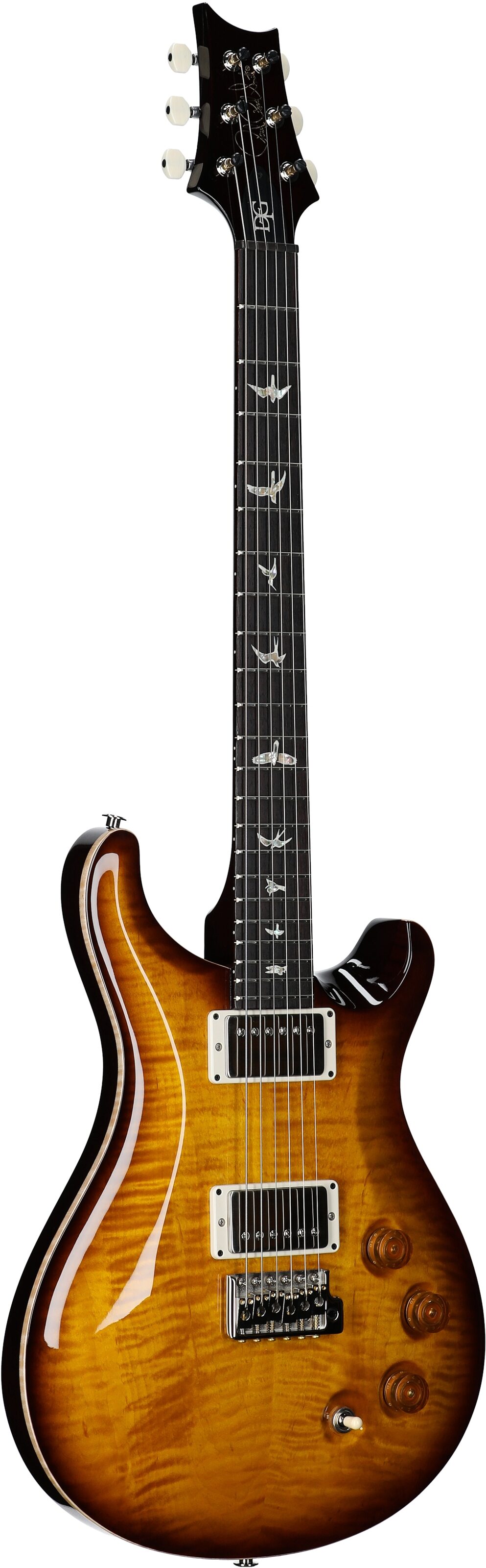 PRS Paul Reed Smith DGT Electric Guitar (with Case), McCarty Tobacco Sunburst, Serial Number 0403399, Body Left Front