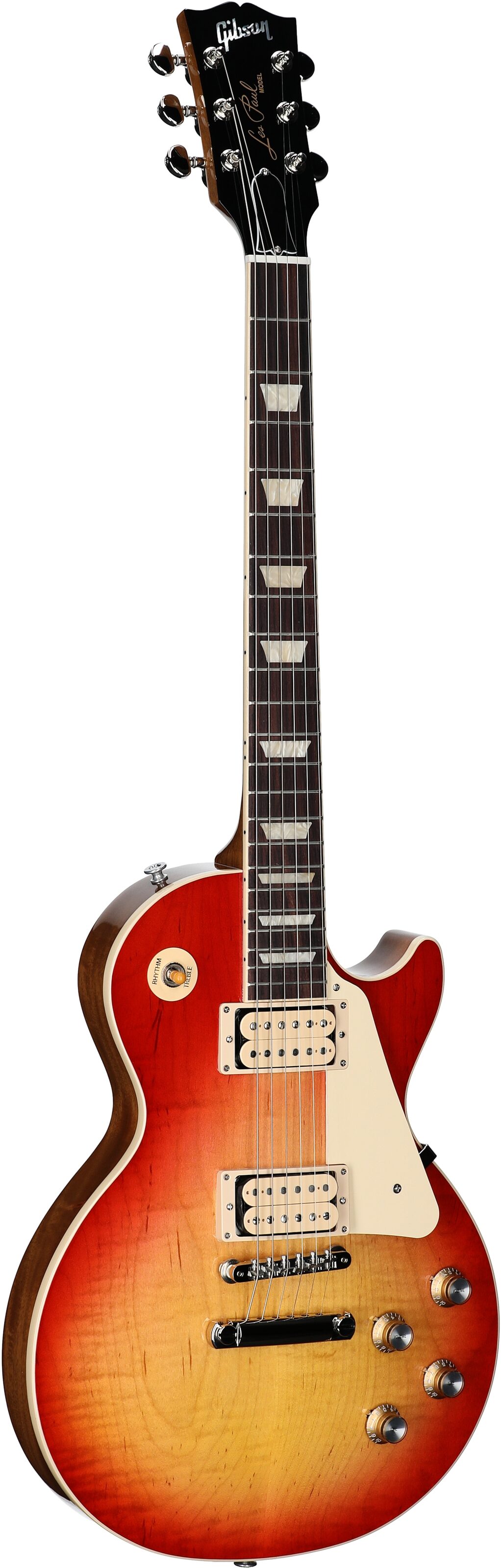Gibson Limited Edition Les Paul Standard '60s Double Trouble Electric Guitar, Vintage Cherry Sunburst, Serial Number 210050306, Body Left Front