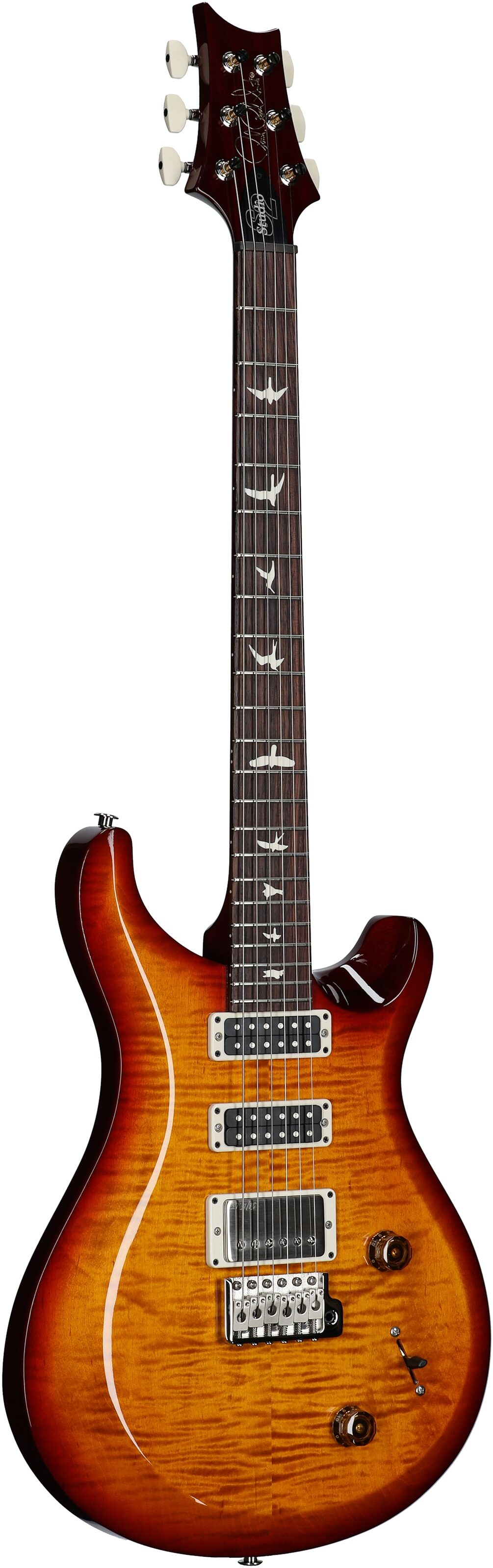 PRS Paul Reed Smith S2 Studio Electric Guitar, Dark Cherry Sunburst, Serial Number S2080978, Body Left Front