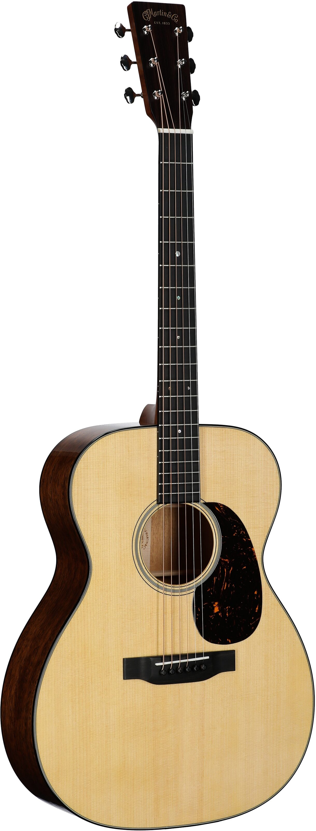 Martin 000-18 V2 Acoustic Guitar (with Case), Natural, Serial Number M2961841, Body Left Front