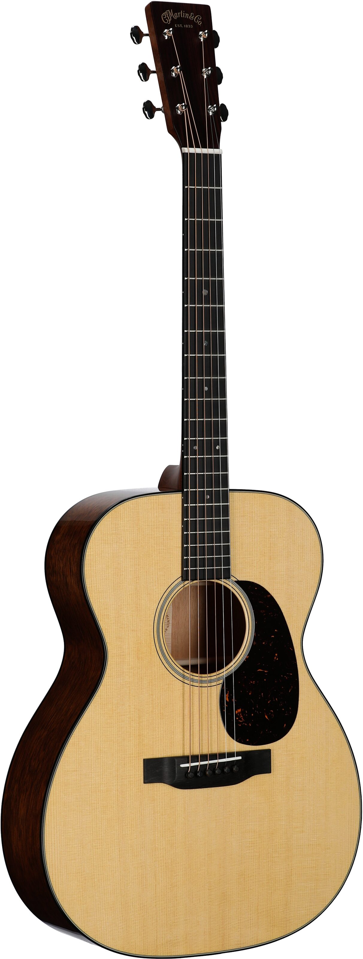 Martin 000-18 V2 Acoustic Guitar (with Case), Natural, Serial Number M2961628, Body Left Front