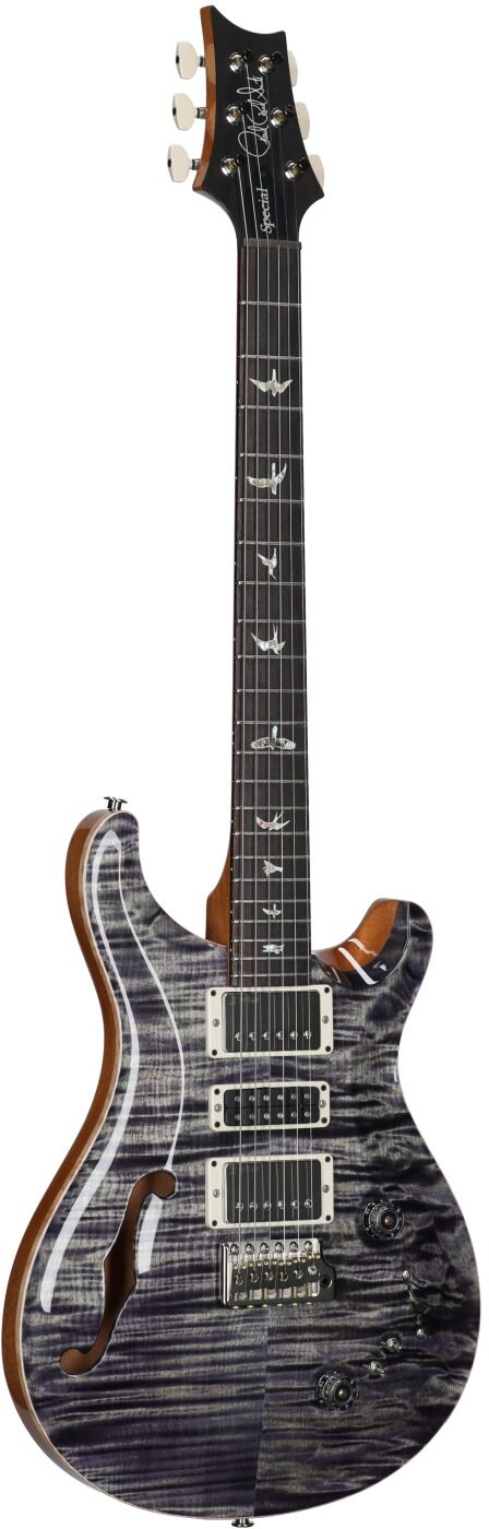 PRS Paul Reed Smith Special Semi-Hollowbody Electric Guitar (with Case), Aurora Borealis, Serial Number 0408469, Body Left Front