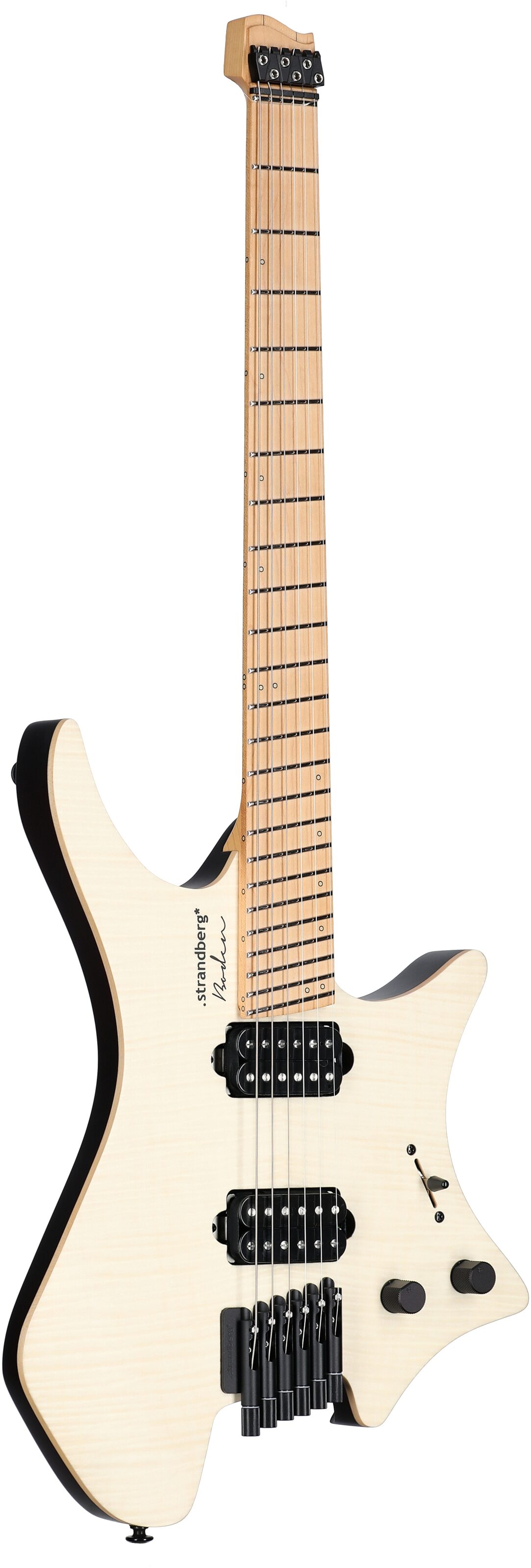 Strandberg Boden Standard NX 6 Electric Guitar (with Gig Bag), Natural, Body Left Front