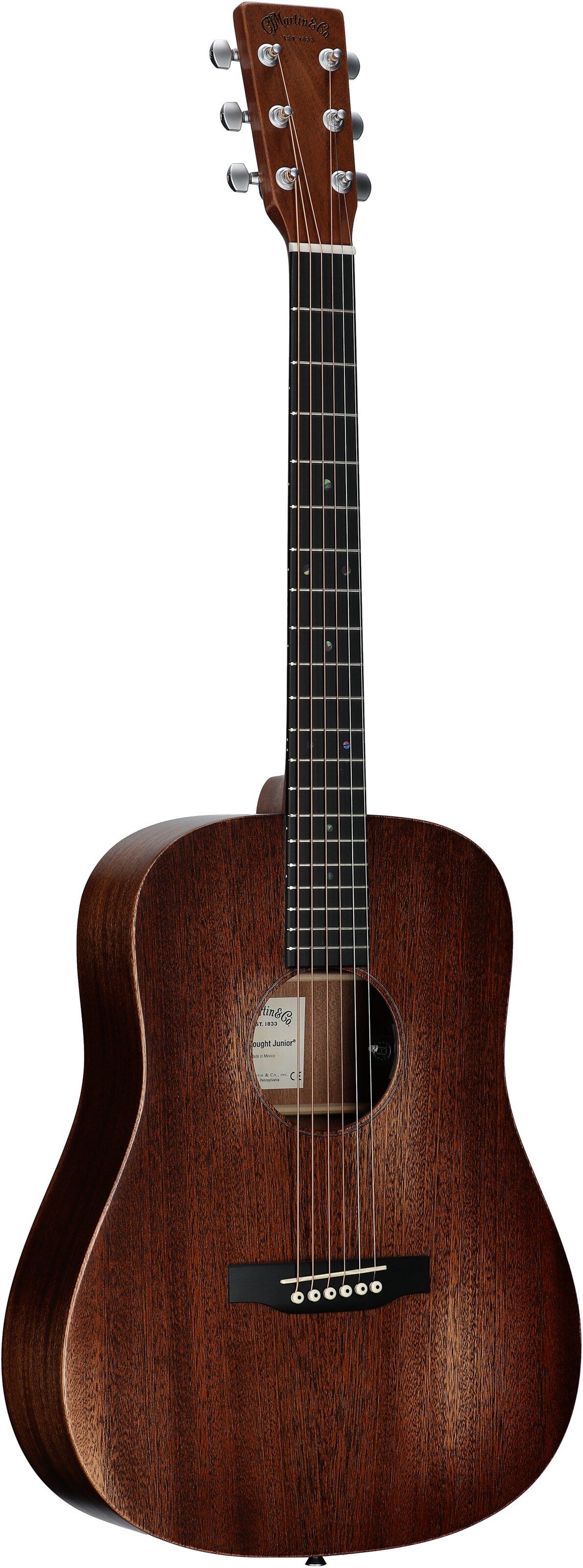 Martin D Junior E StreetMaster Acoustic-Electric Guitar, New, Body Left Front