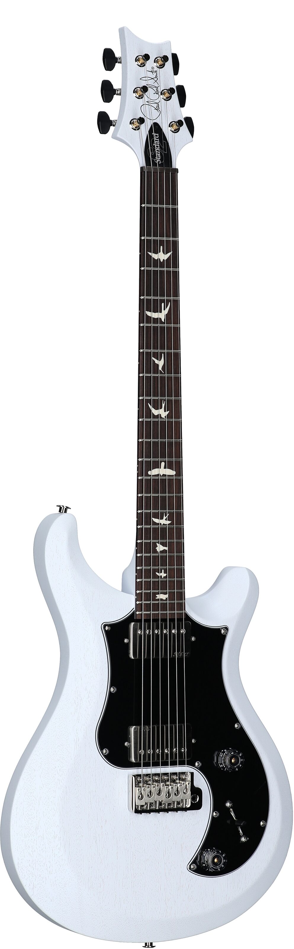 PRS Paul Reed Smith S2 Standard 22 Satin Electric Guitar, Pearl White, Body Left Front