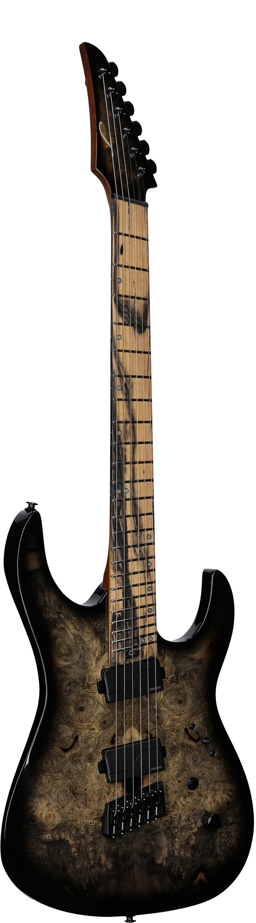 Legator Ninja 6 OD Multi-Scale Electric Guitar, Jupiter Burst, Body Left Front