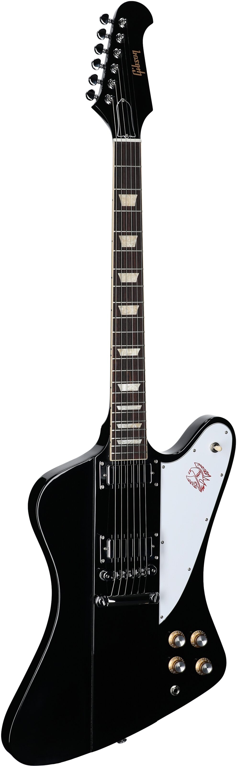 Gibson Firebird Platypus Electric Guitar (with Case), Ebony, Body Left Front