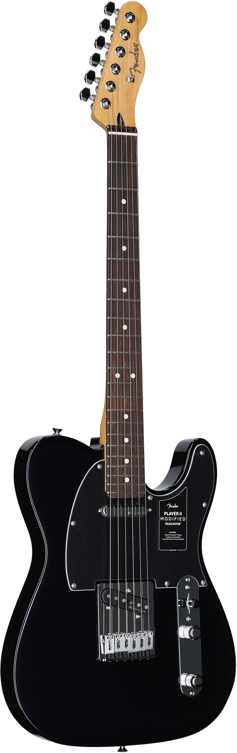 Fender Player II Modified Telecaster Electric Guitar, Rosewood Fingerboard (with Gig Bag), Dusk, Body Left Front