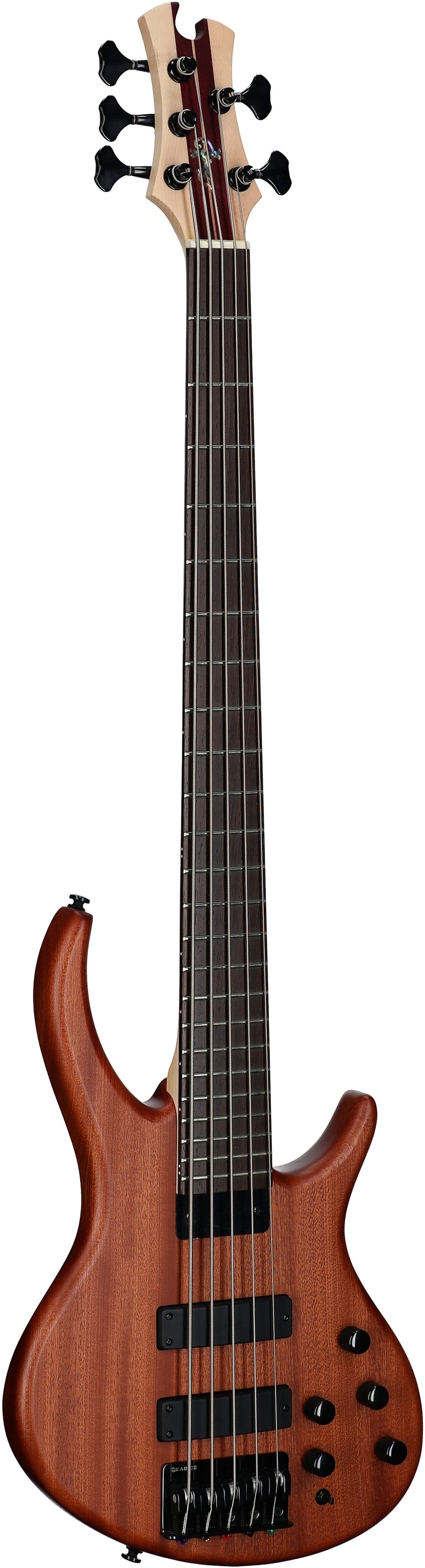 Tobias Killer B V Electric Bass, 5-String (with Gig Bag), Satin Natural, Body Left Front