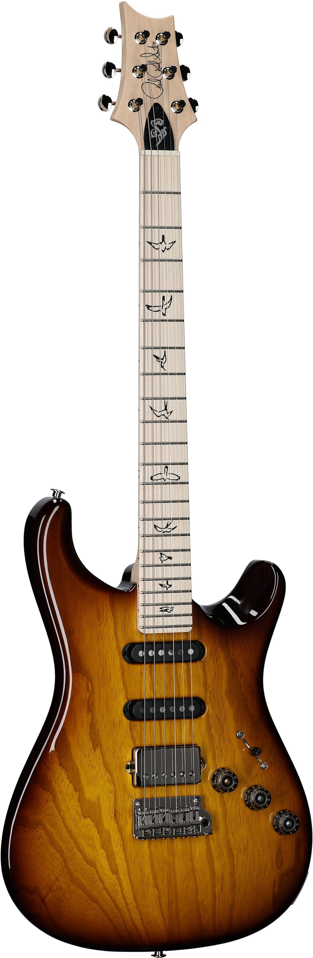 PRS Paul Reed Smith Fiore Electric Guitar (with Gig Bag), Sunflower, Open Box (Very Good), Body Left Front