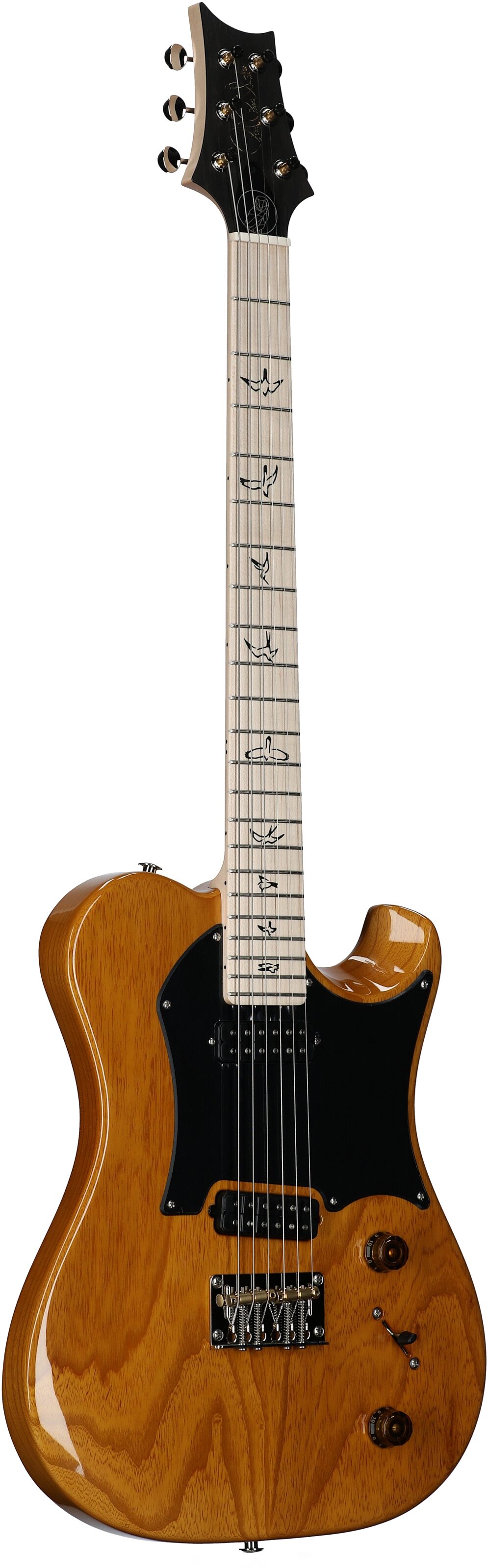 PRS Paul Reed Smith Myles Kennedy Electric Guitar (with Gig Bag), Antique Natural, Body Left Front