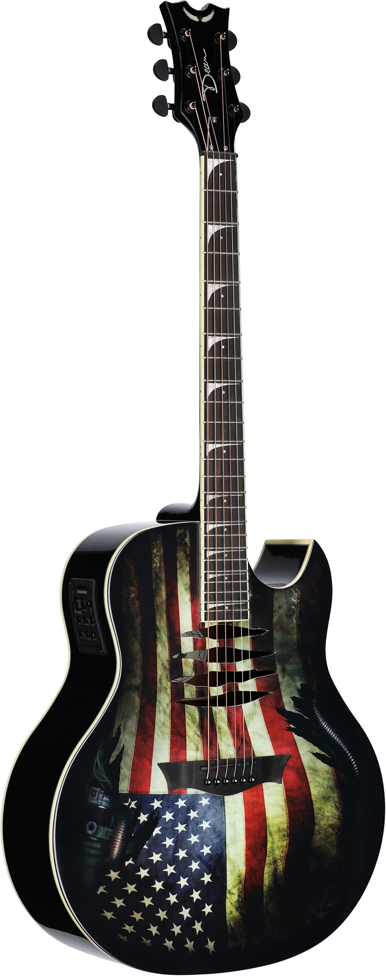 Dean Mako Valor Acoustic-Electric Guitar, New, Body Left Front