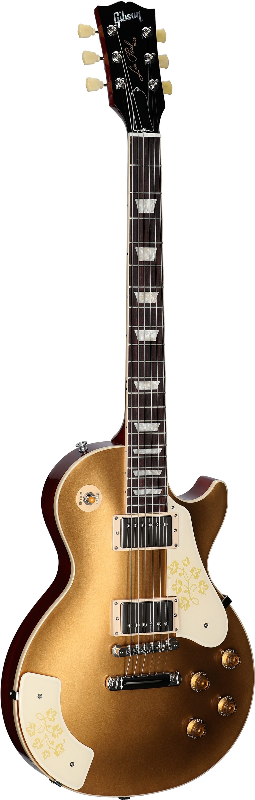 Gibson Mary Ford Les Paul Standard Electric Guitar (with Case), Gold Top, Open Box (Very Good), Body Left Front