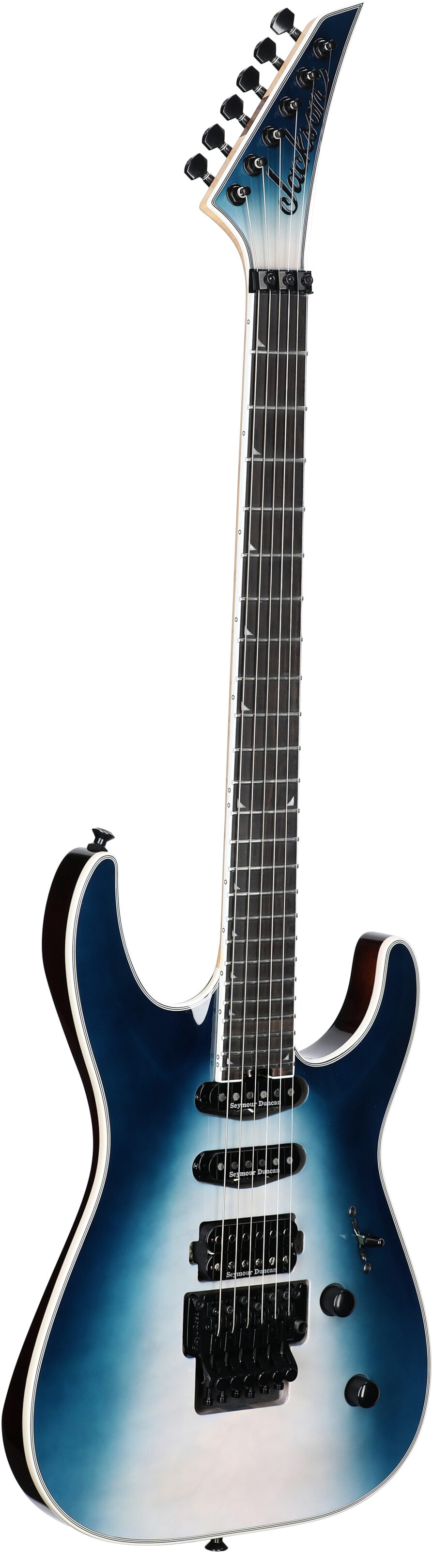 Jackson Pro Plus Soloist SLA3Q Electric Guitar (with Gig Bag), Poplar Burst, Open Box (Very Good), Body Left Front
