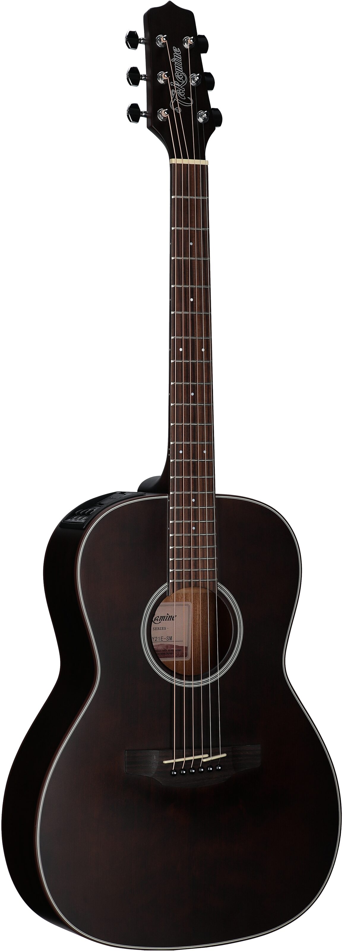 Takamine GY21E New Yorker Acoustic-Electric Guitar, Satin Molasses, Body Left Front