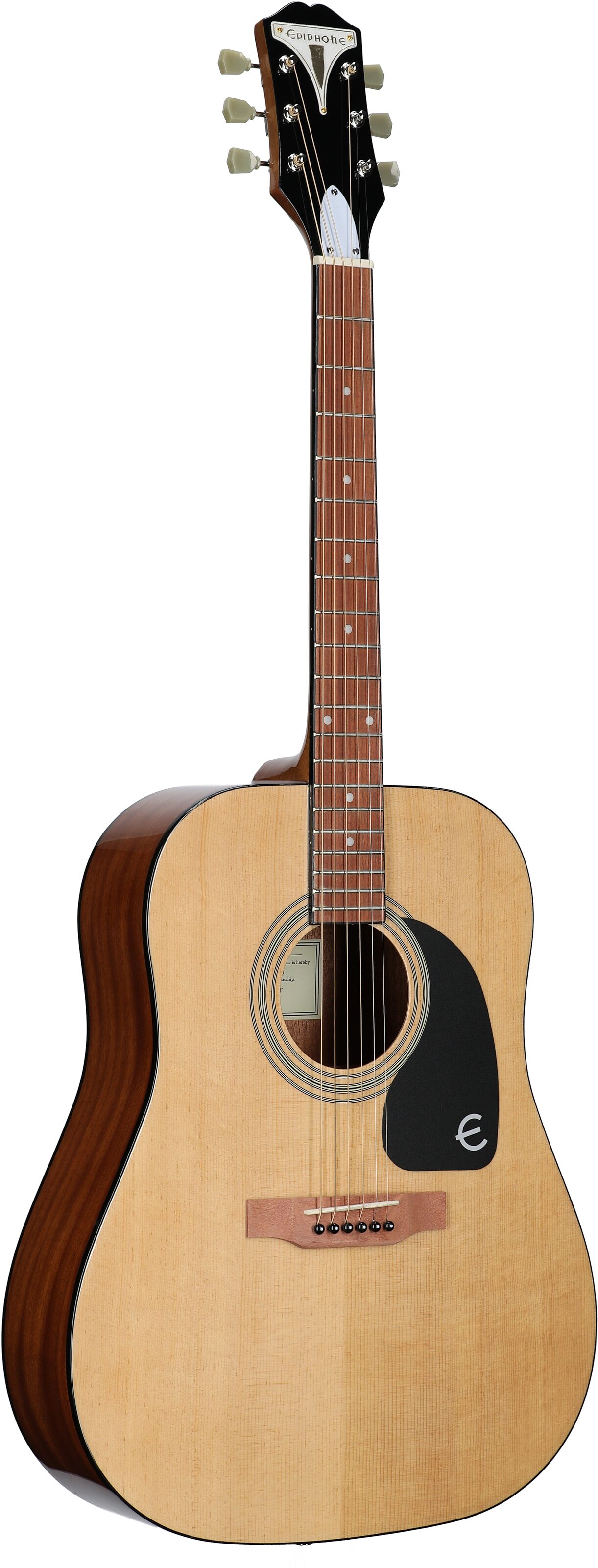 Epiphone PRO-1 Acoustic Guitar, Natural, Body Left Front