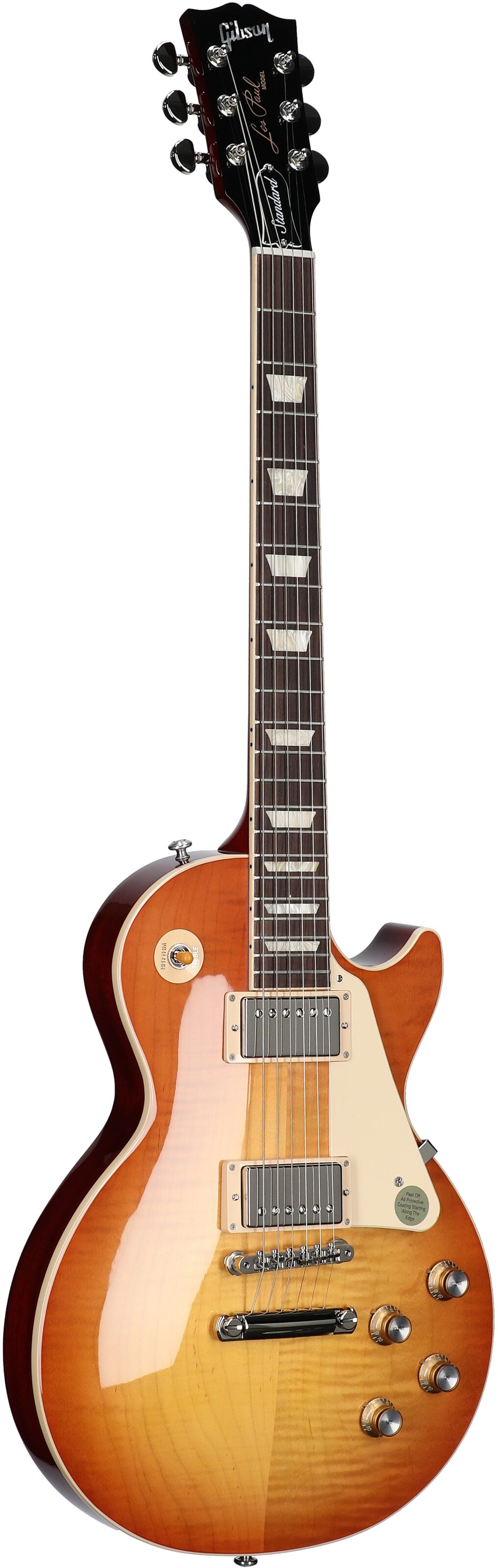 Gibson Les Paul Standard '60s Electric Guitar (with Case), Unburst, Open Box (Good), Body Left Front
