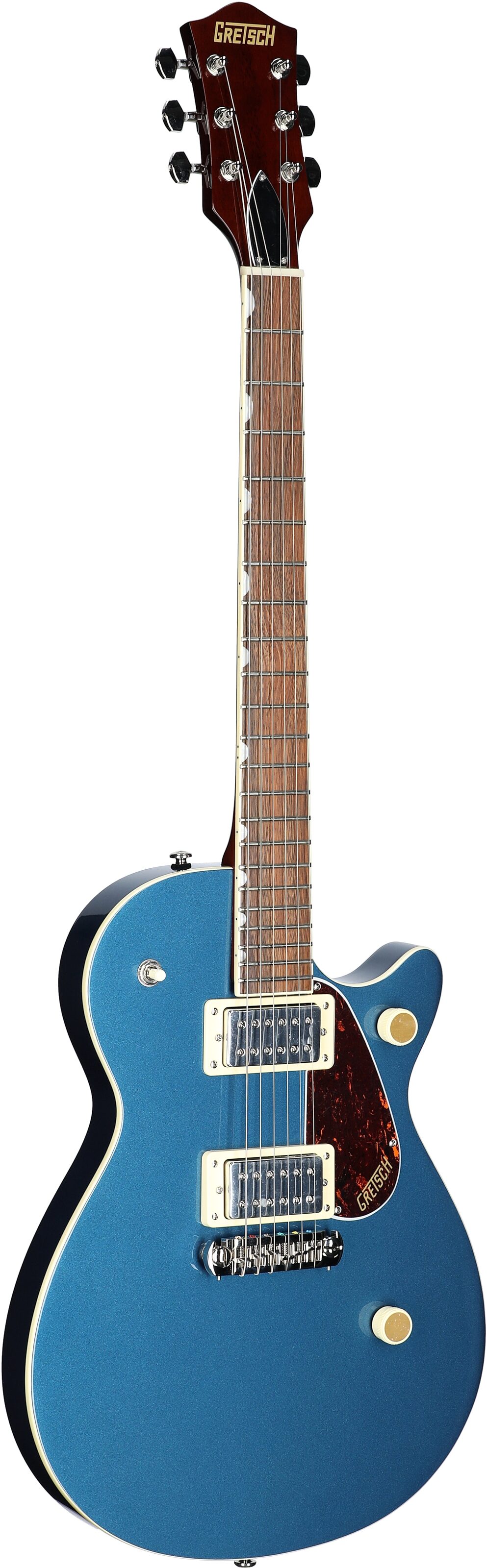 Gretsch Streamliner Jet Club Electric Guitar, Dark Denim, Body Left Front