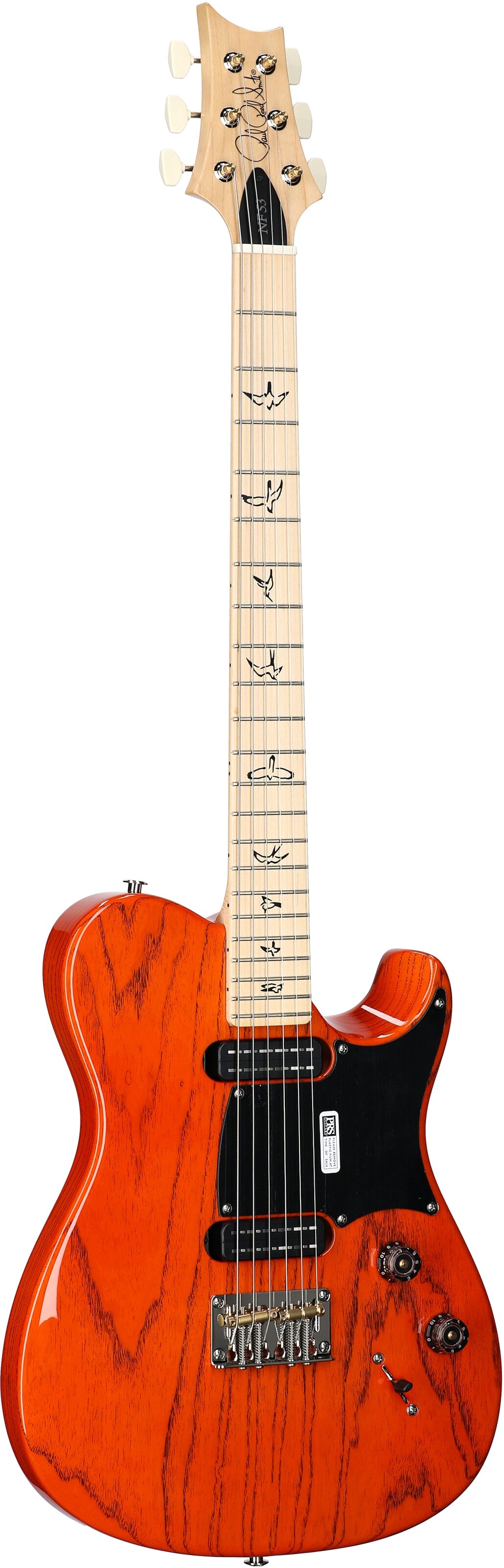 PRS Paul Reed Smith NF 53 Electric Guitar (with Gig Bag), Orange Tabby, Body Left Front