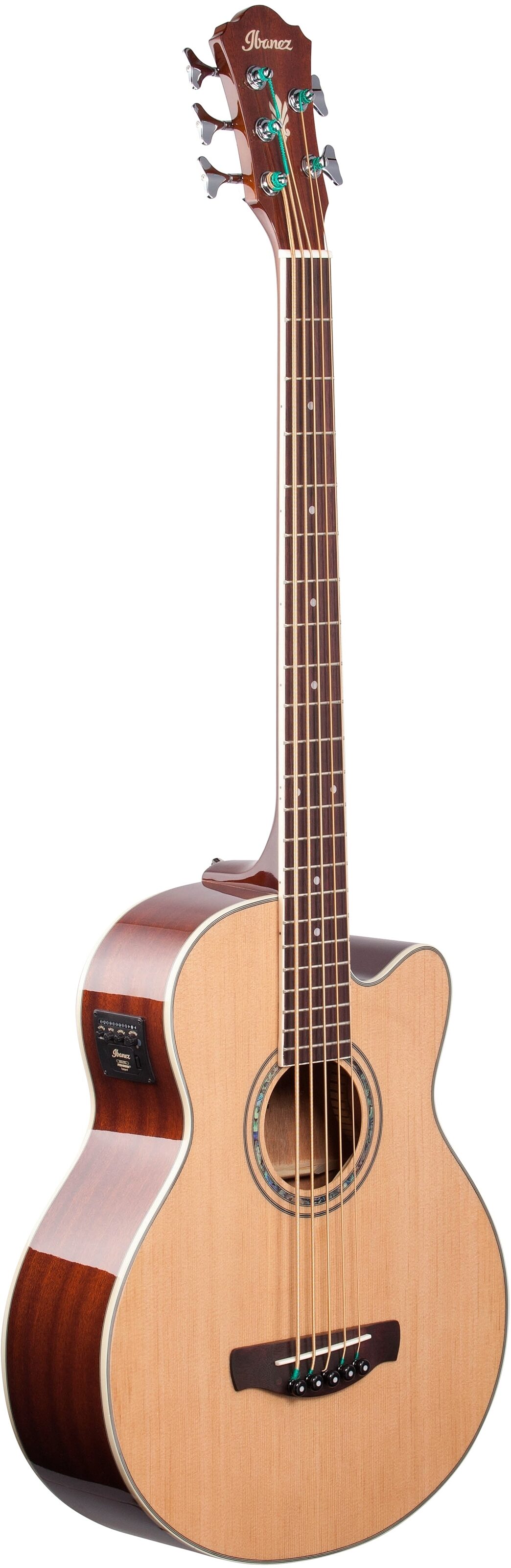 Ibanez　Acoustic-Electric　AEB105E　Bass,　5-String　zZounds