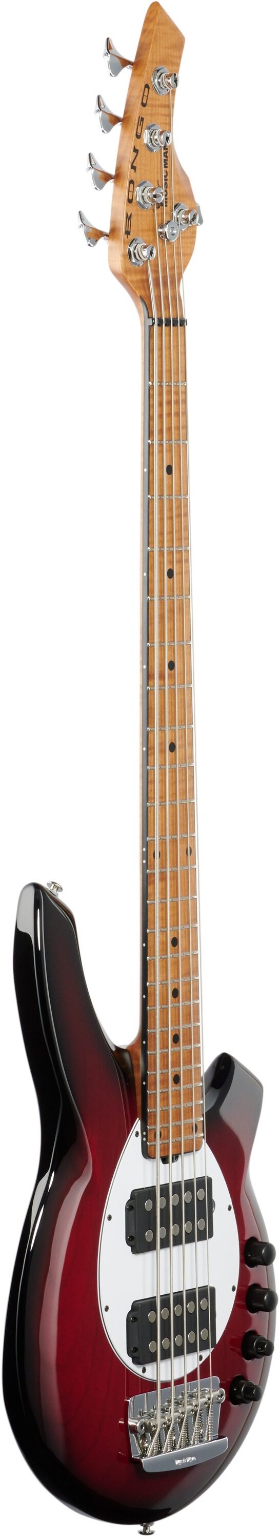 Ernie Ball Music Man BFR Bongo 5HH Electric Bass, 5-String (with Case), Body Left Front
