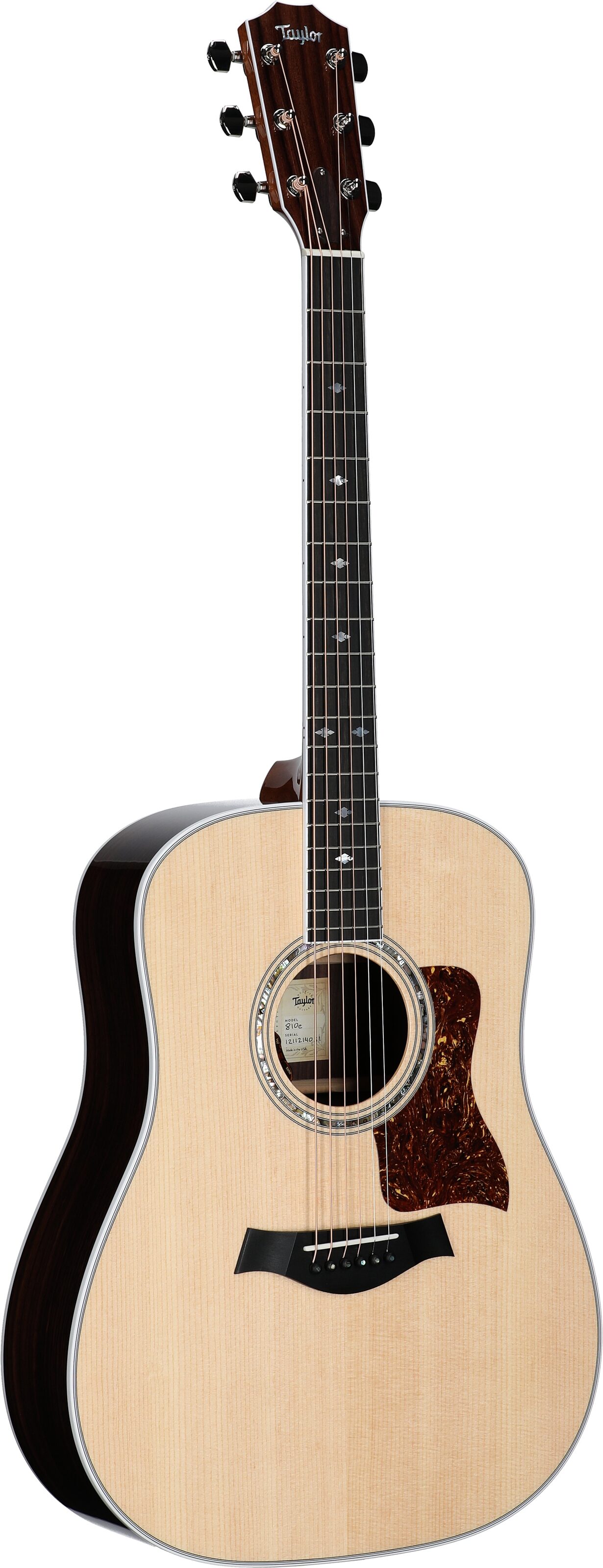 Taylor 810e Legacy Dreadnought Acoustic-Electric Guitar, New, Body Left Front