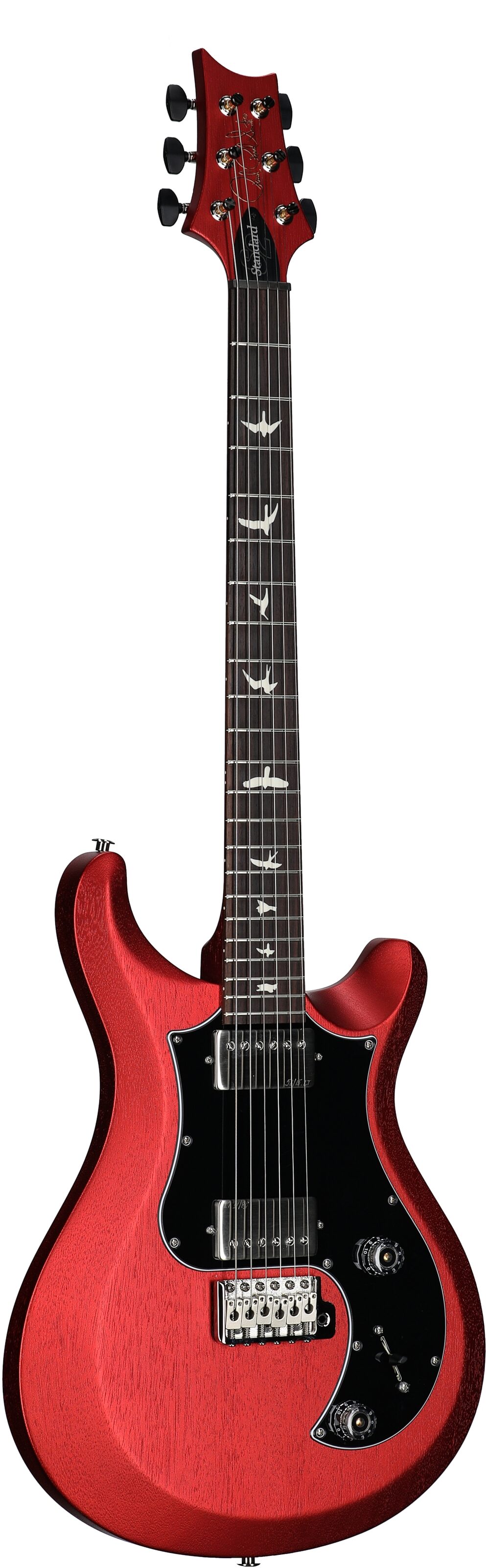 PRS Paul Reed Smith S2 Standard 22 Satin Electric Guitar, Red Apple Metallic, Body Left Front