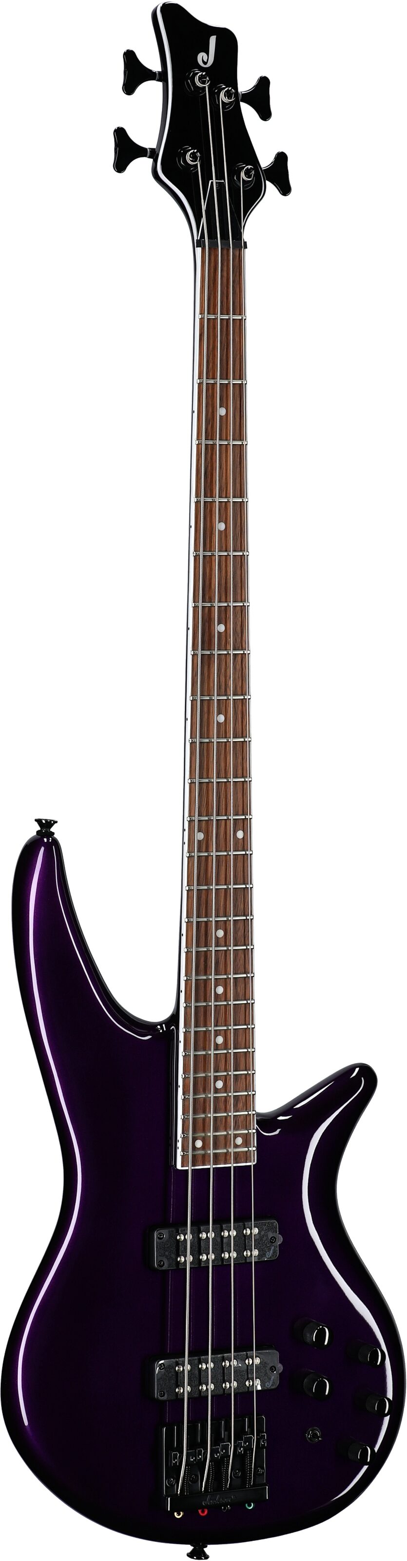 Jackson X Series Spectra SBX IV Electric Bass, Deep Purple, Body Left Front