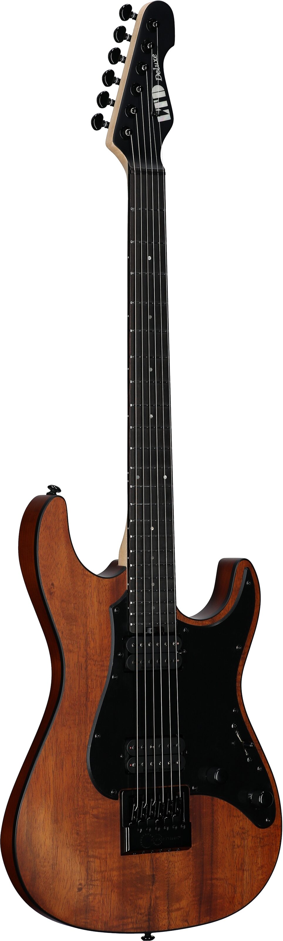 ESP LTD SN-1000 EverTune Electric Guitar, Koa Natural Satin, Body Left Front