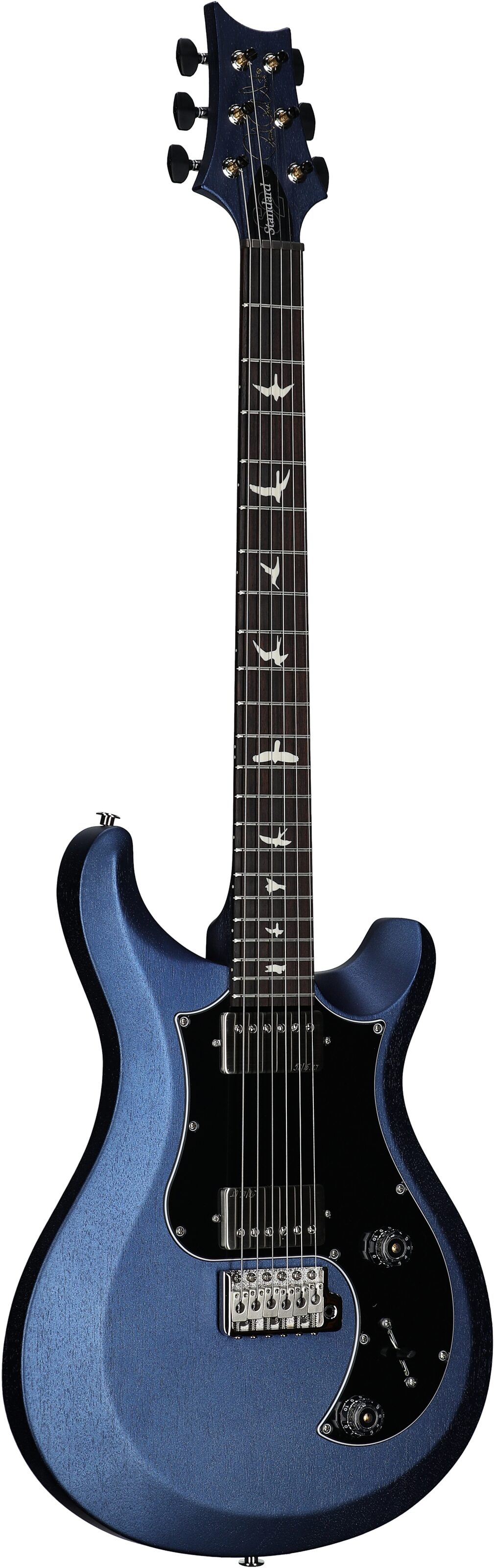 PRS Paul Reed Smith S2 Standard 22 Satin Electric Guitar, Metallic Midnight, Body Left Front