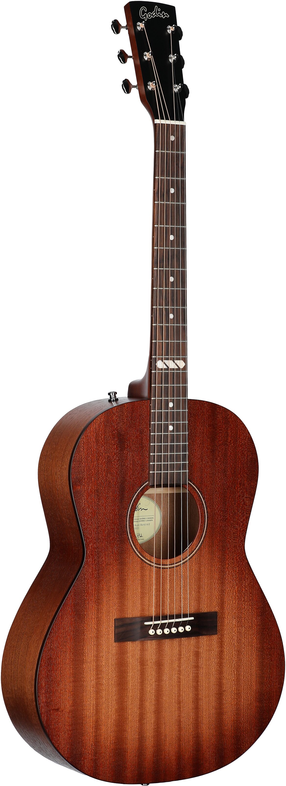 Godin 052561 Mahogany Folk Series Rustic Burst 6 String RH Acoustic  Electric Guitar - Canada's Favourite Music Store - Acclaim Sound and  Lighting