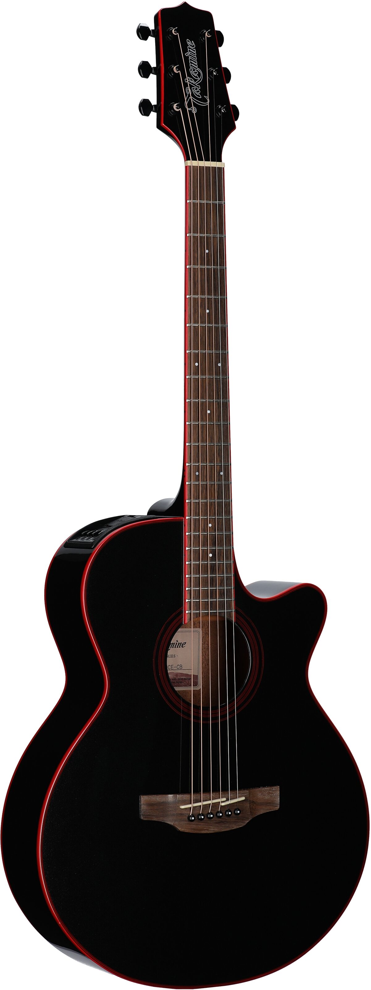 Takamine GF49CE FXC Acoustic-Electric Guitar, Cosmic Black, Body Left Front