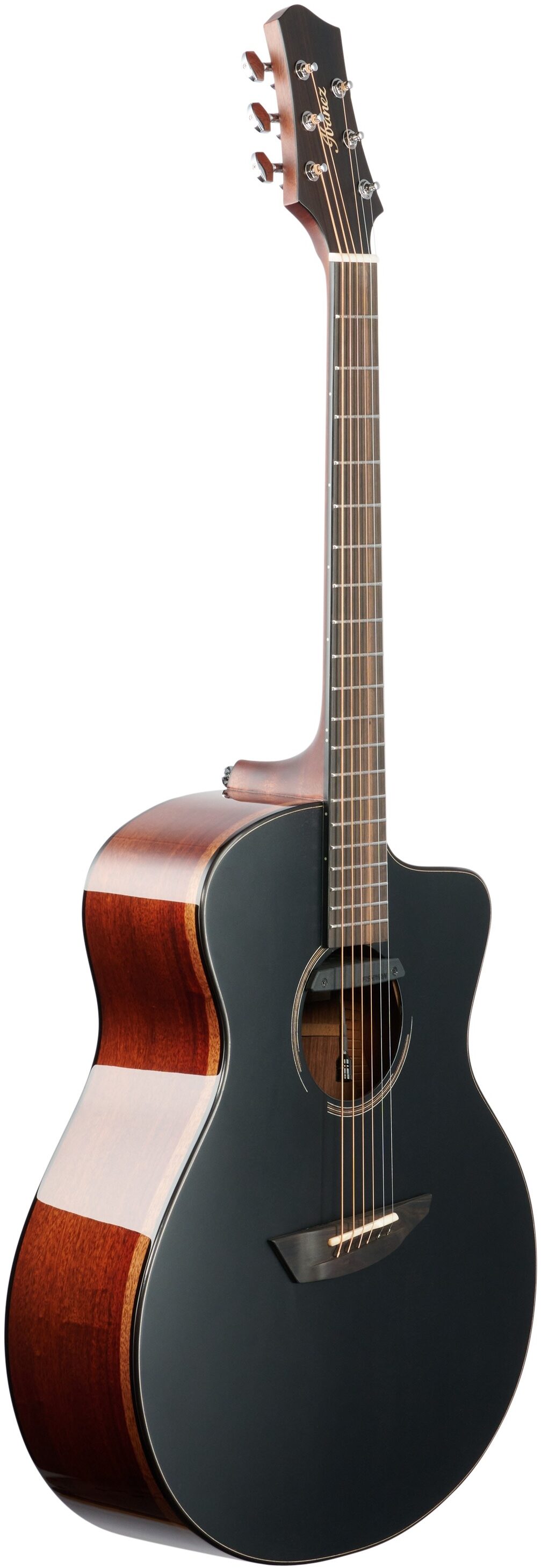 Ibanez Jon Gomm JGM10 Signature Acoustic-Electric Guitar (with Case), Body Left Front