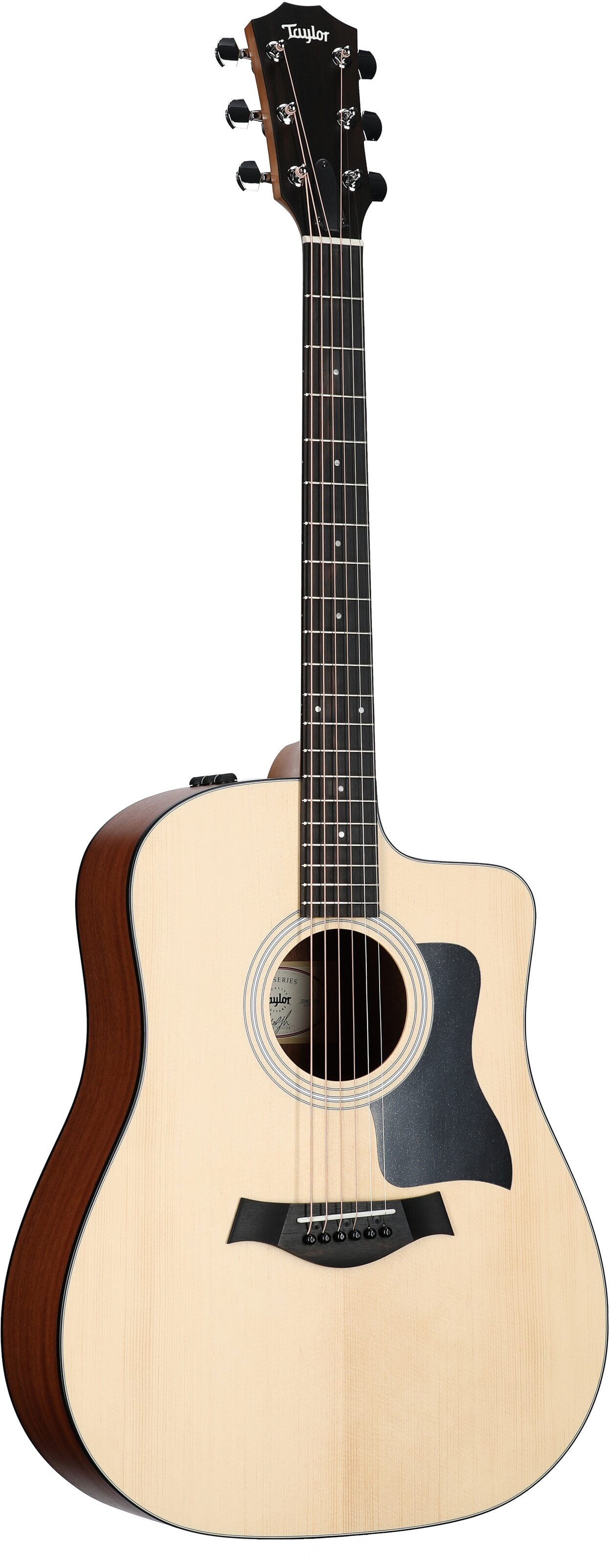 Taylor 110ce-S Dreadnought Acoustic Electric Guitar (with Gig Bag), New, Body Left Front
